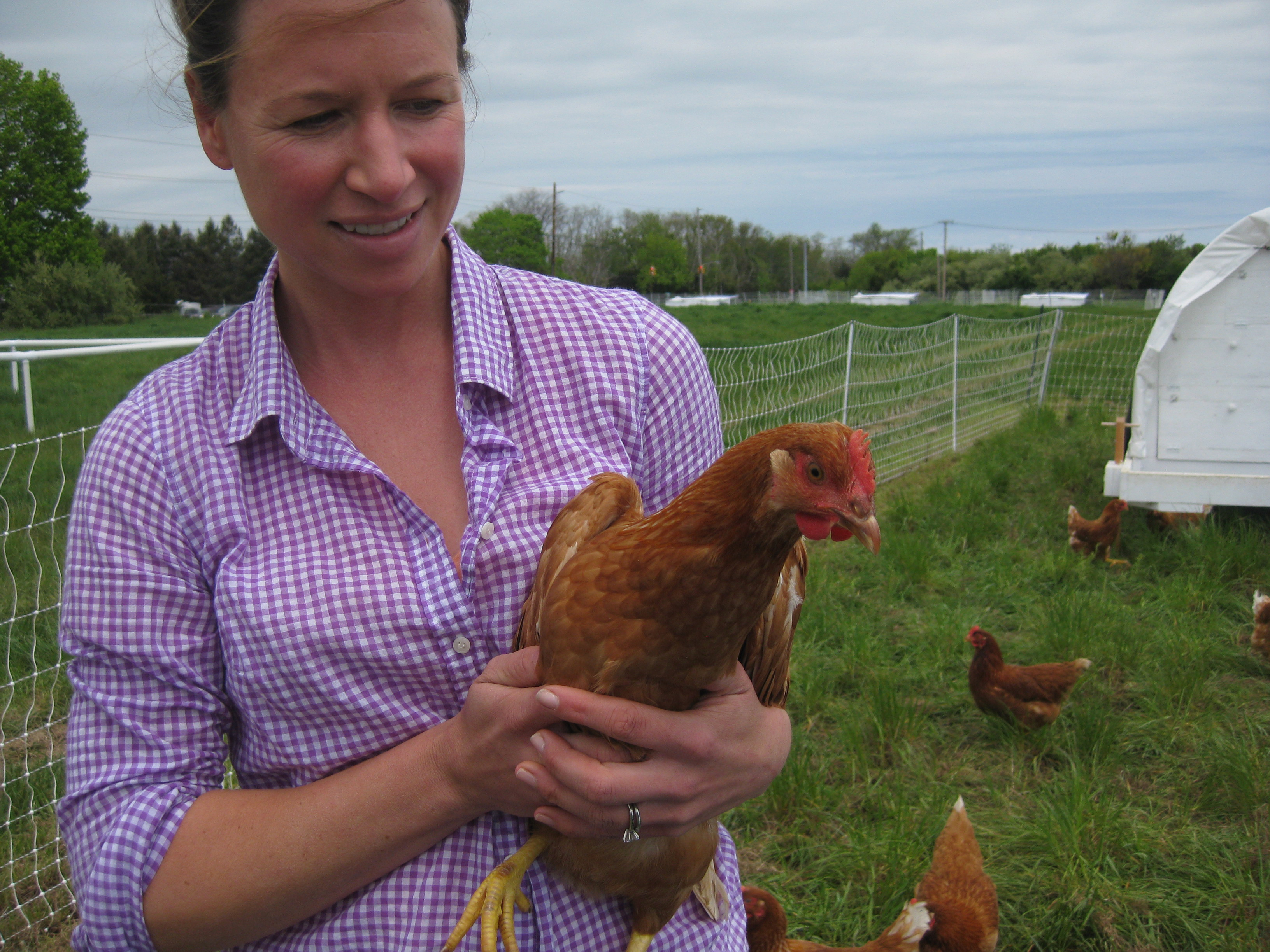 Holly with Chicken