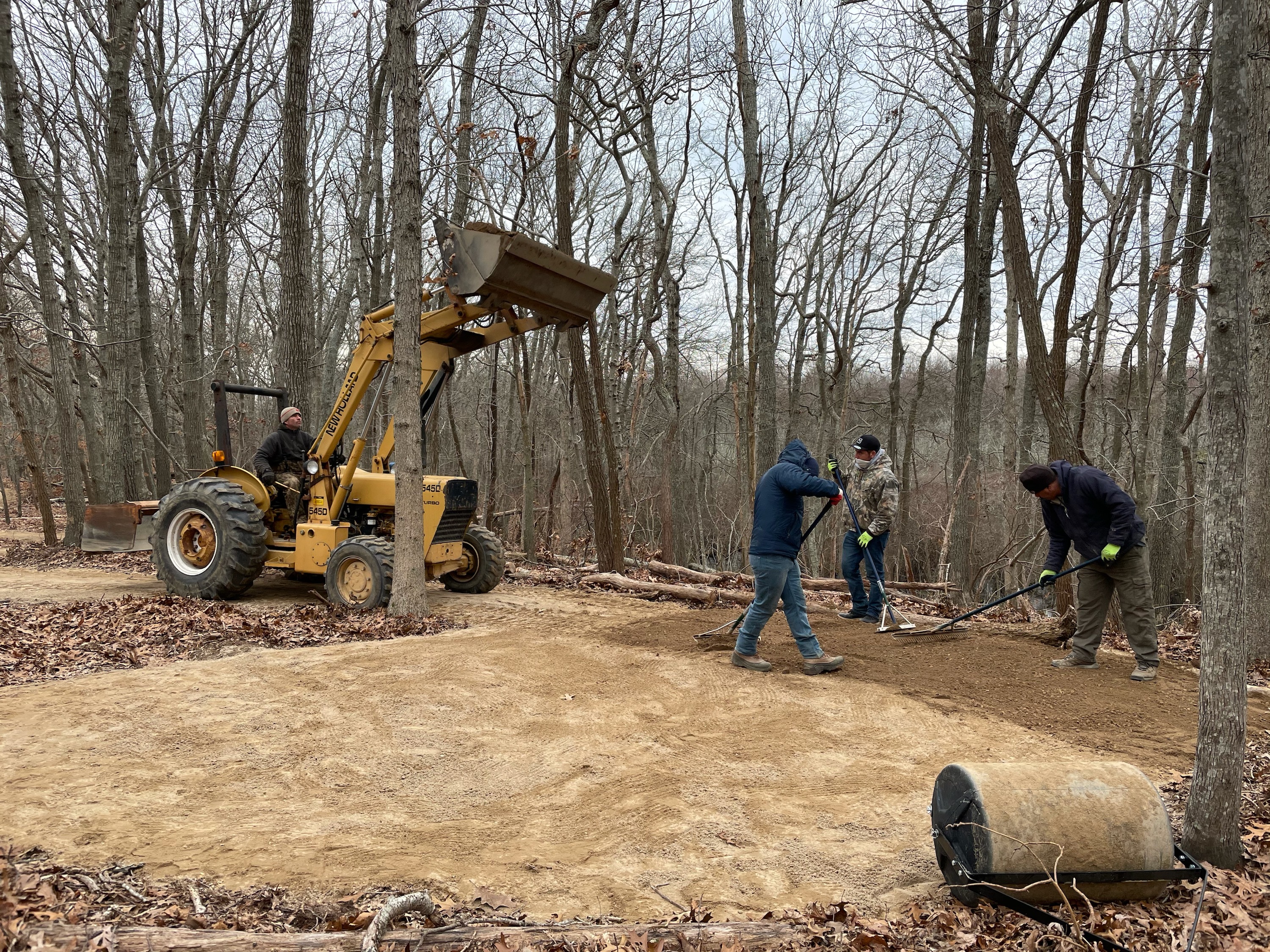 Working on the Eastern trail loop