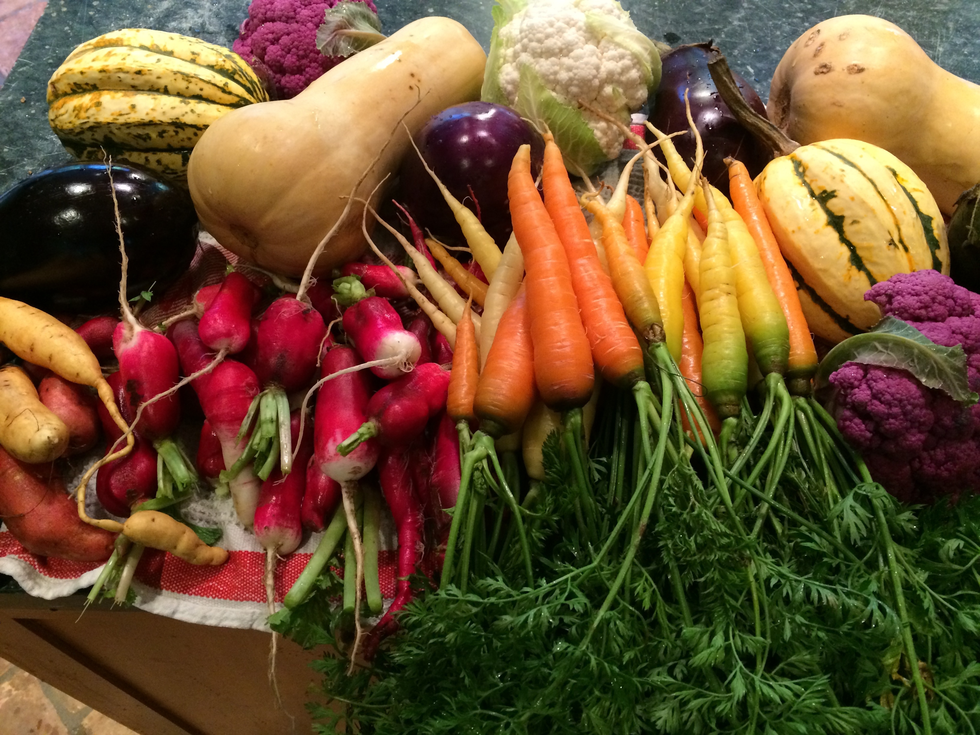 Colorful vegetables