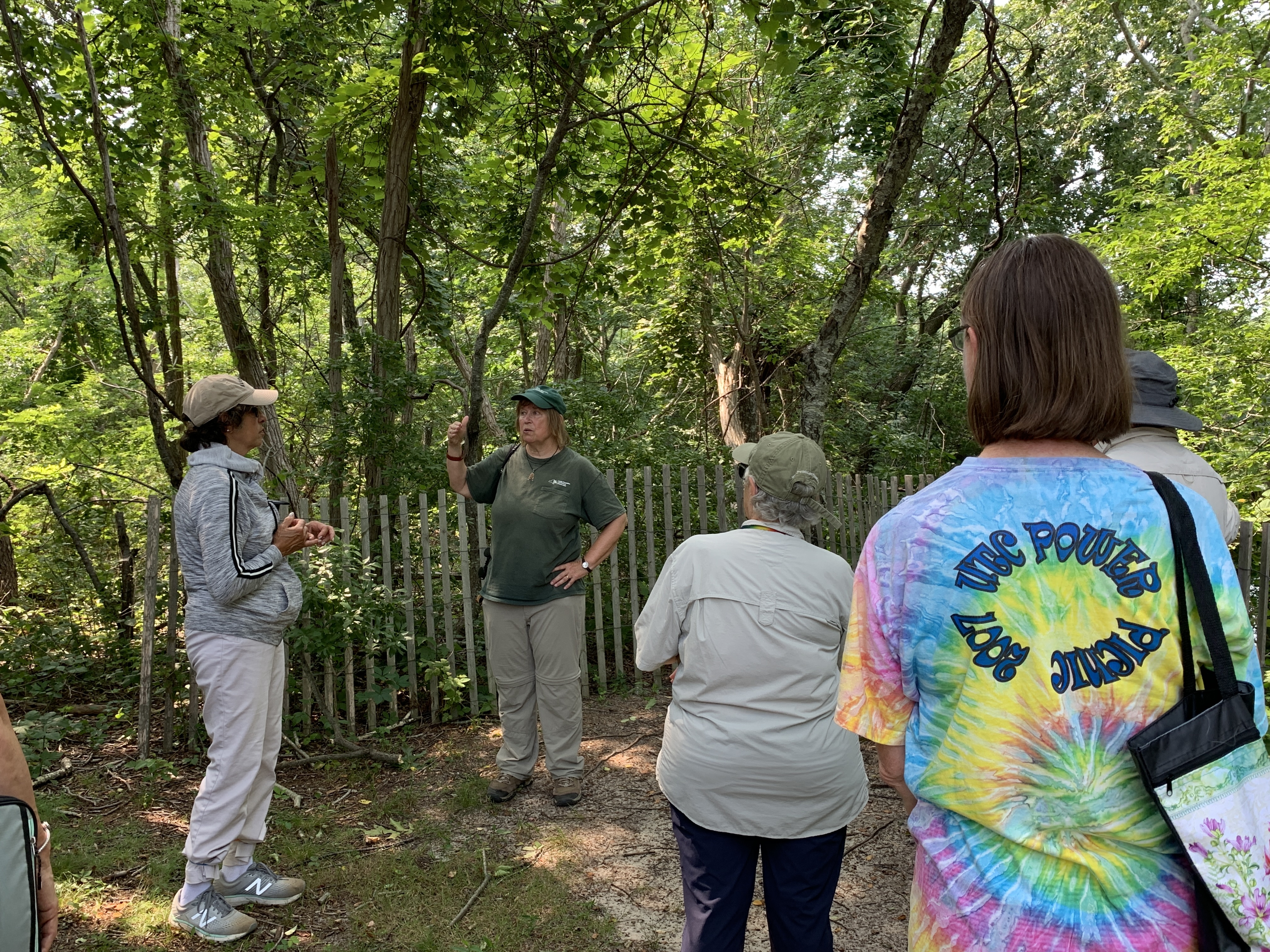 hikers at Hallock State Park