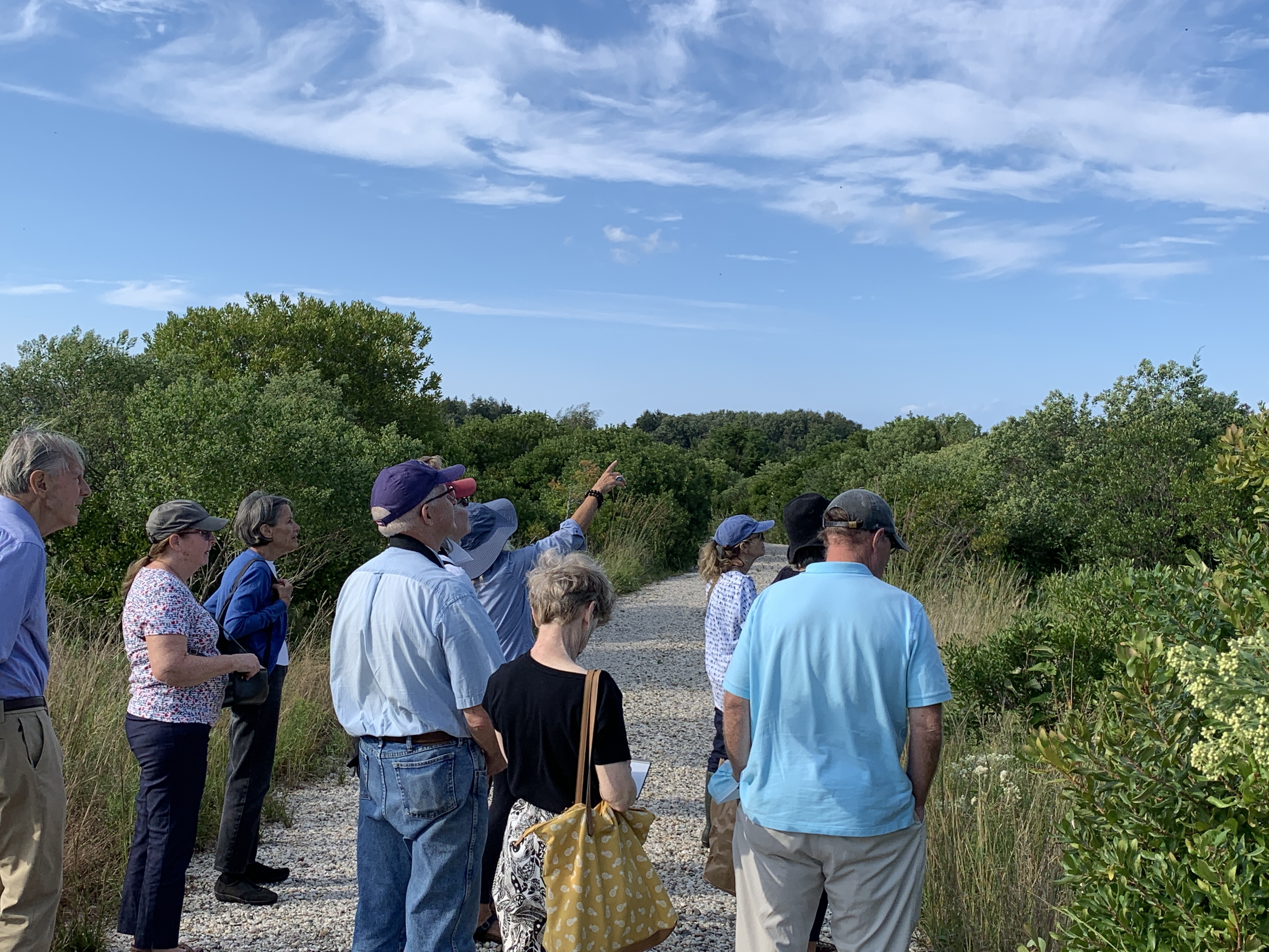 Attendees at the Waterwash tour