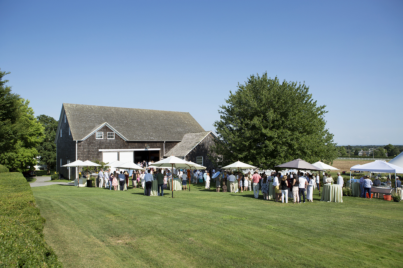 Wide shot of guests at PLT Farms & Fields 2019