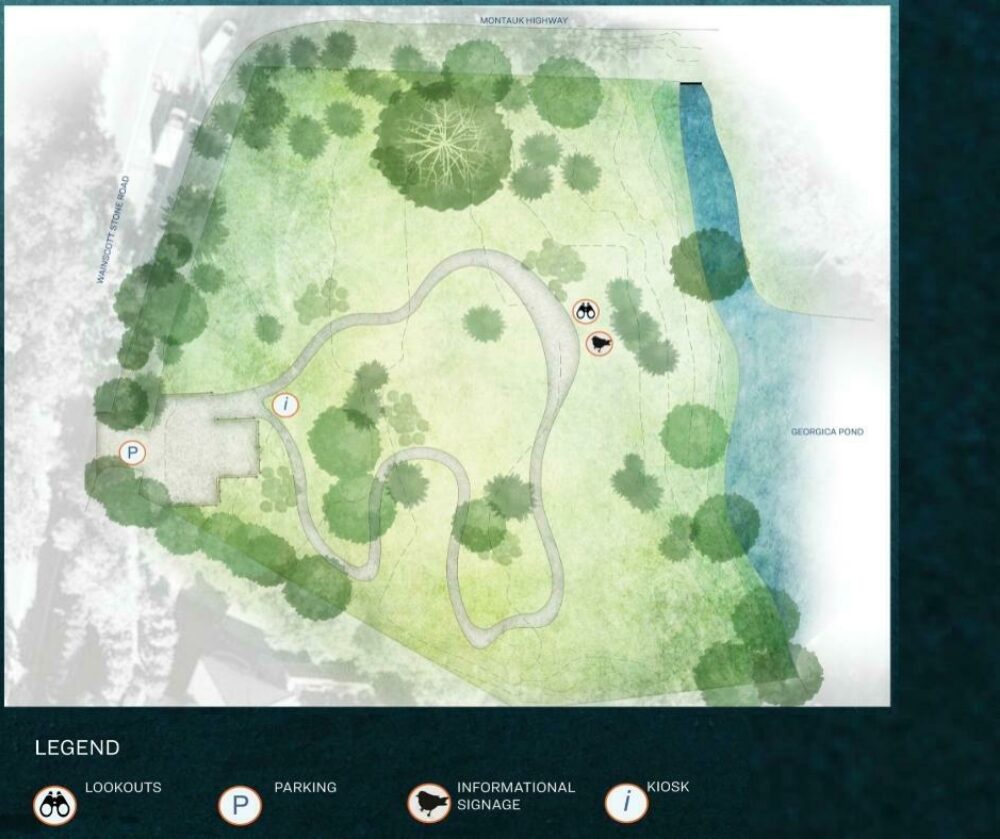 Georgica Pond Trail Map